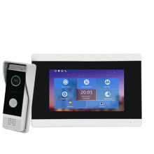 Interphone de villa SIP avec sonnette vidéo pour station extérieure étanche IP65, visiophone sans fil WiFi avec application pour smartphone